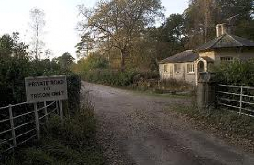 Lodge at entrance to Trigon